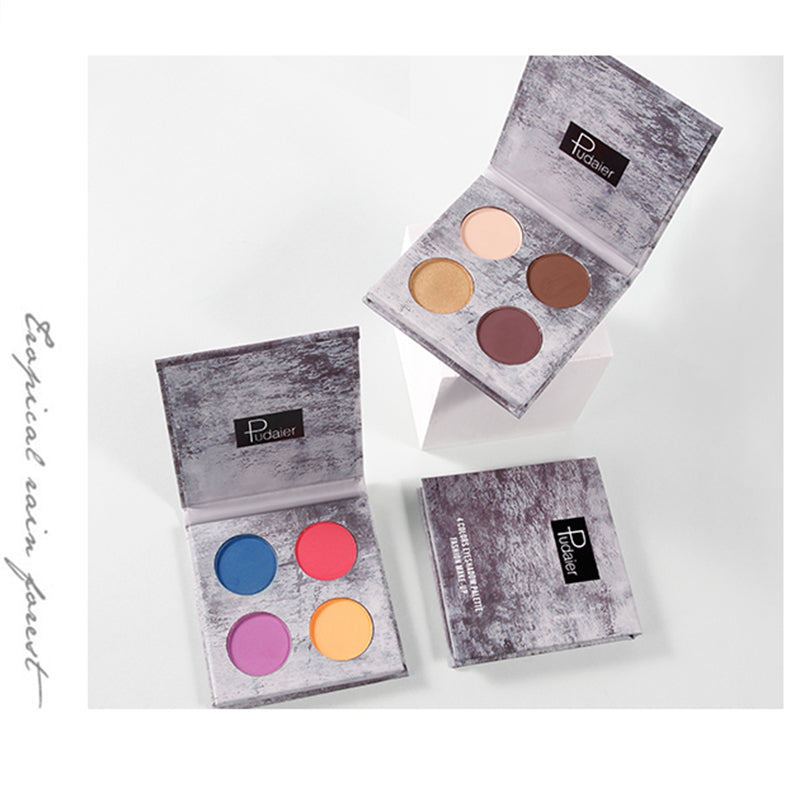 Pudaier® 4-pan Eyeshadow Palette | Insanely pigmented | Long-lasting