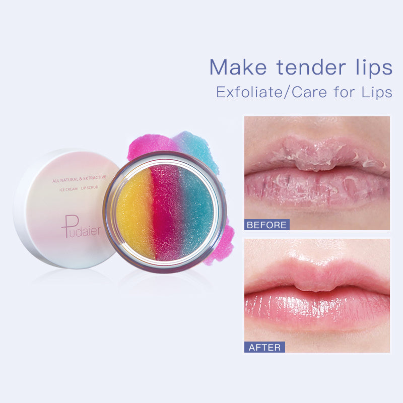 New Rainbow Lip Treatment Scrub | Pudaier®