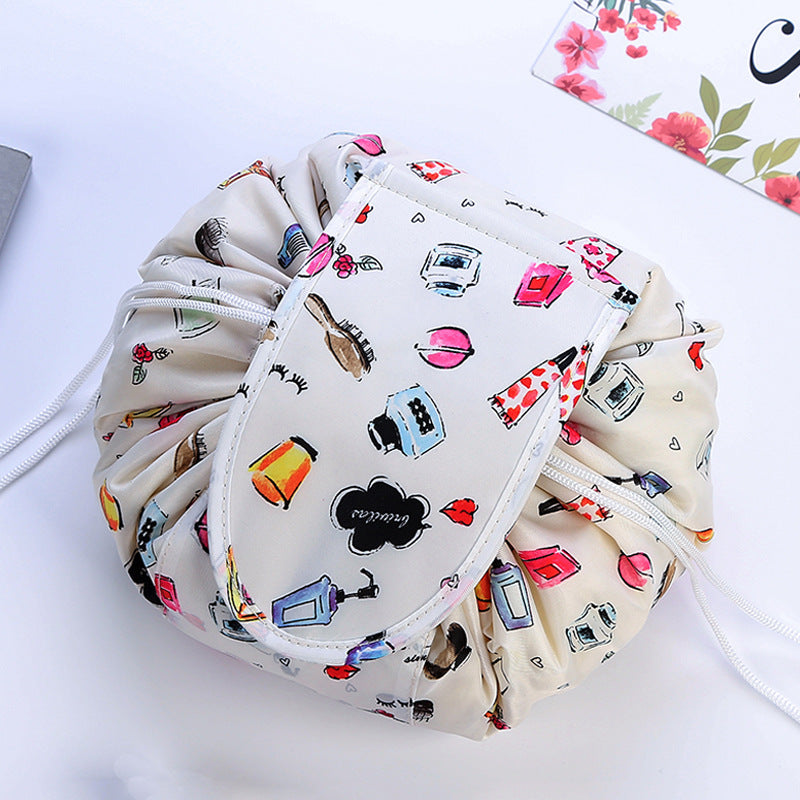 drawstring cosmetic makeup travel bag Lazy Travel Makeup Bag – Pudaier Cosmetics