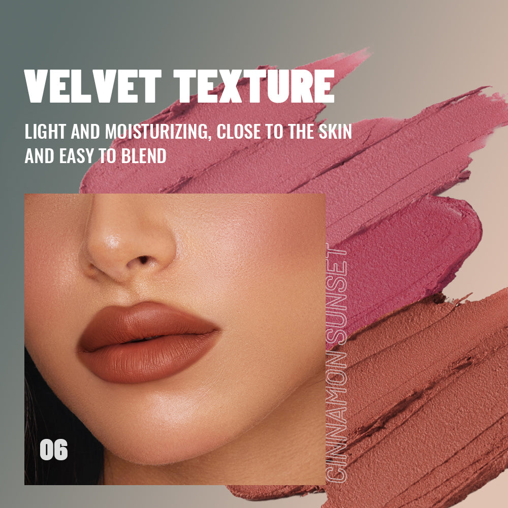 Soft velvet lip mud