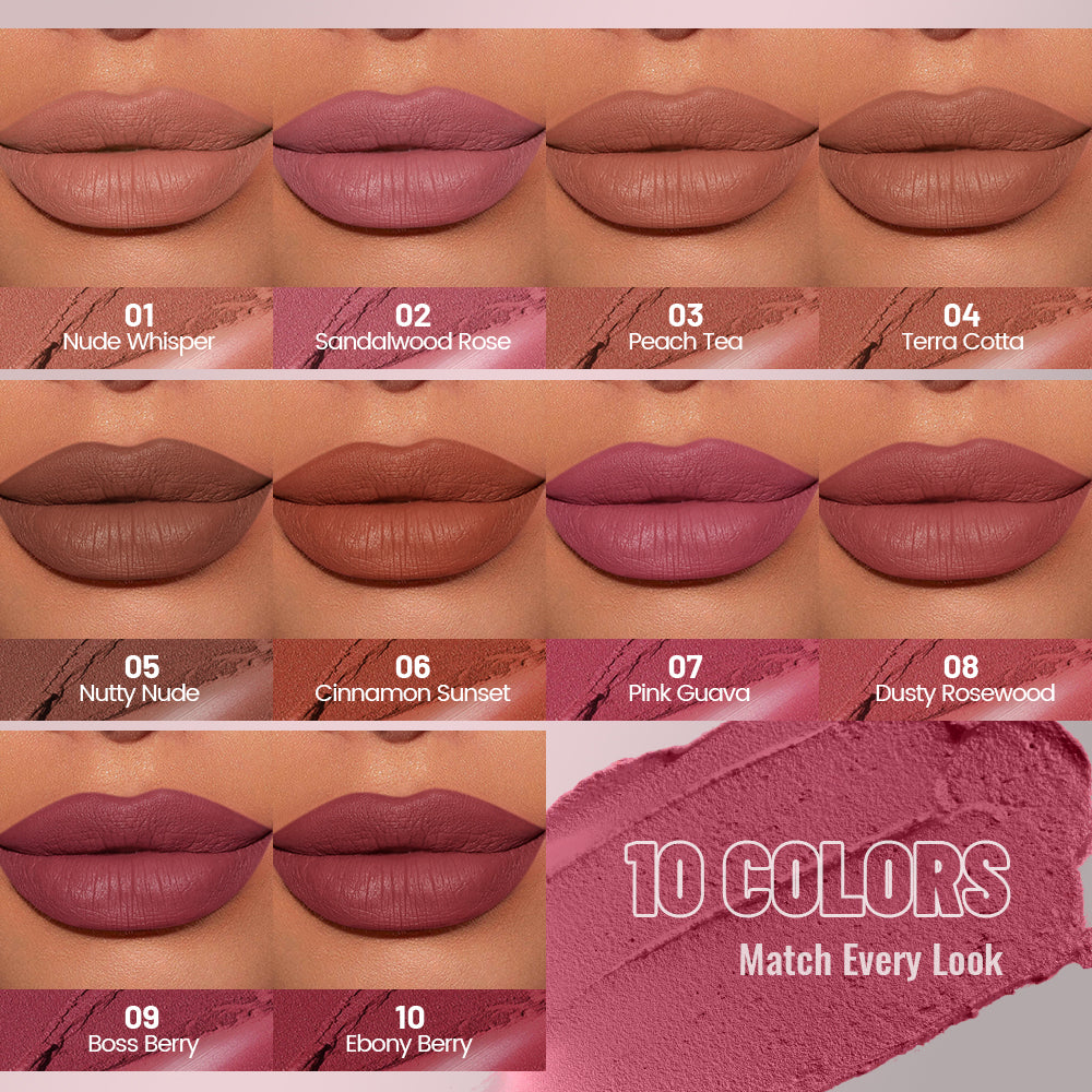 Soft velvet lip mud
