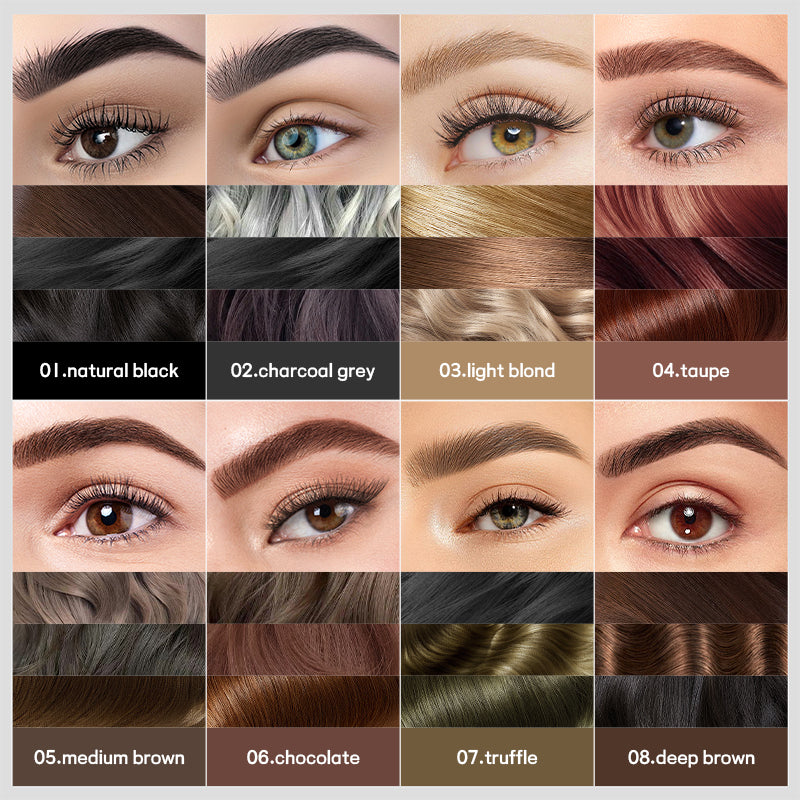 square angled brush tip liquid brow pen*2 pcs