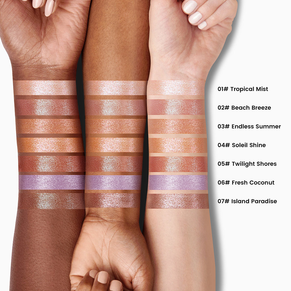 Pudaier® Summer Glow Duo Set-SPF 50+ Sunscreen & Shine On Highlighter Stick