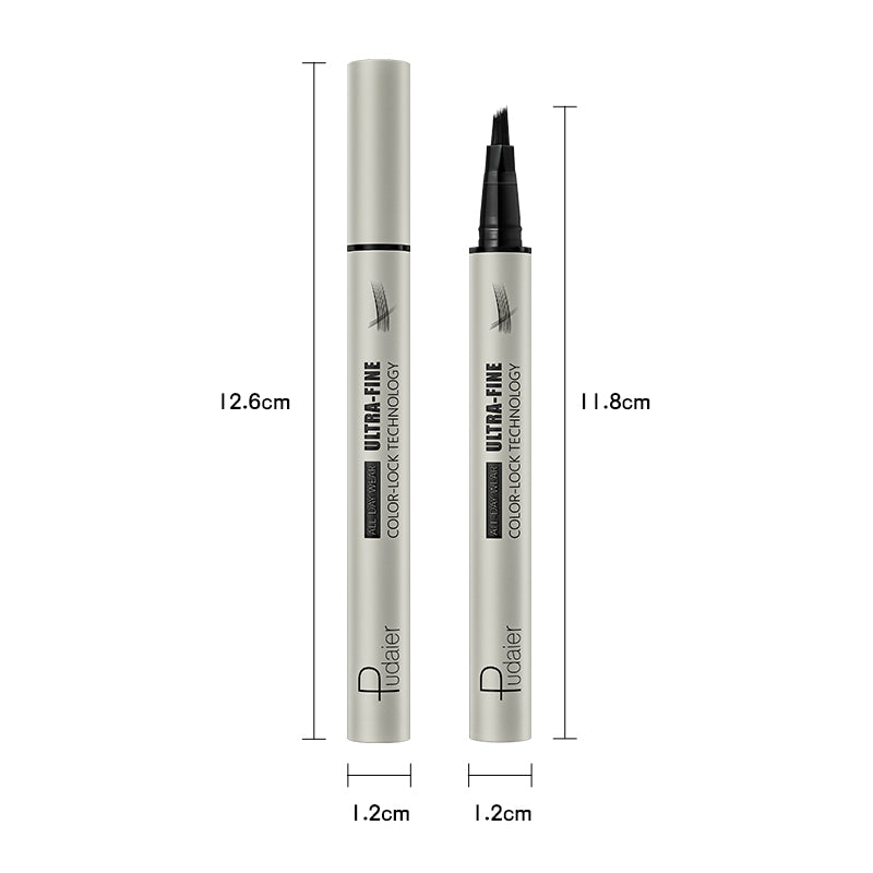 square angled brush tip liquid brow pen*2 pcs