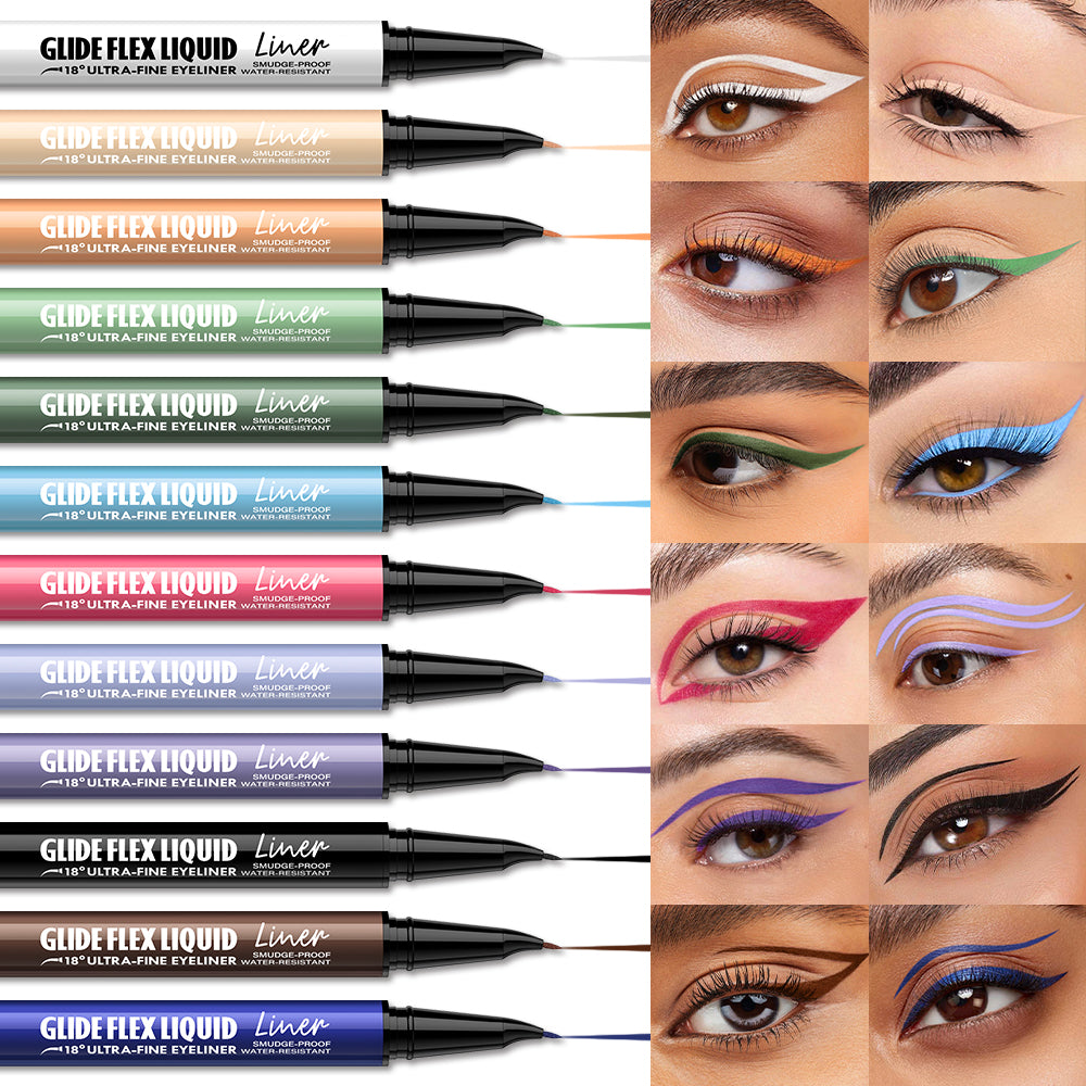 Pudaier New Curved Liquid Colored Eyeliner