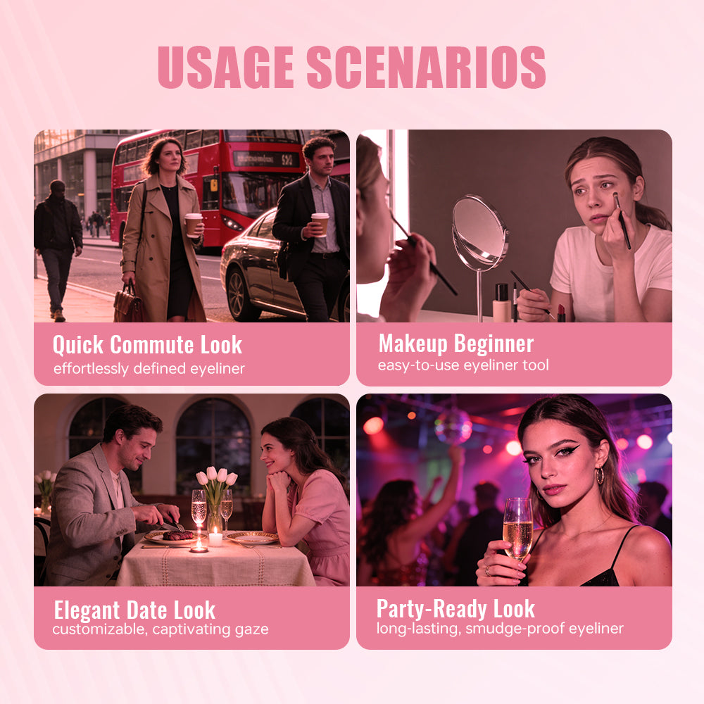 Heartbeat Wing Eyeliner Stamp Duo