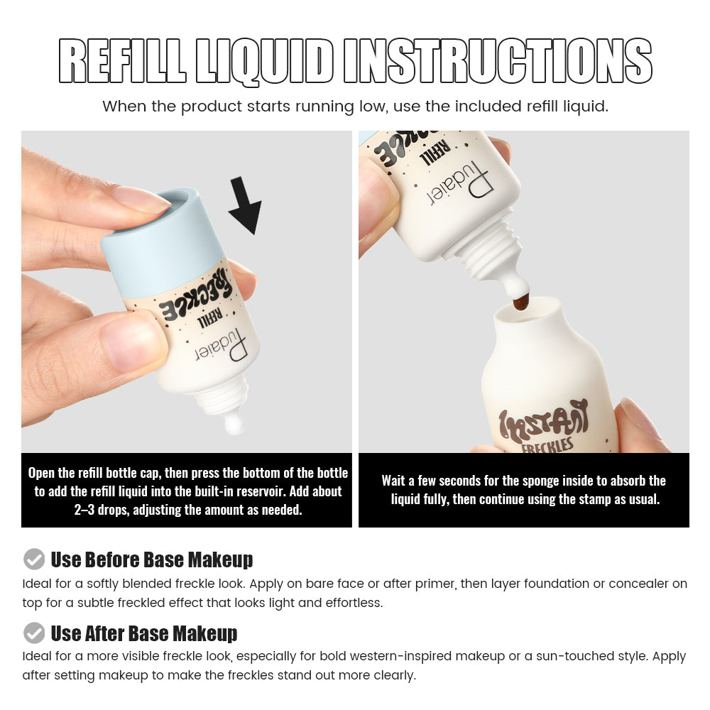 New Freckle Stamp with Refill Liquid