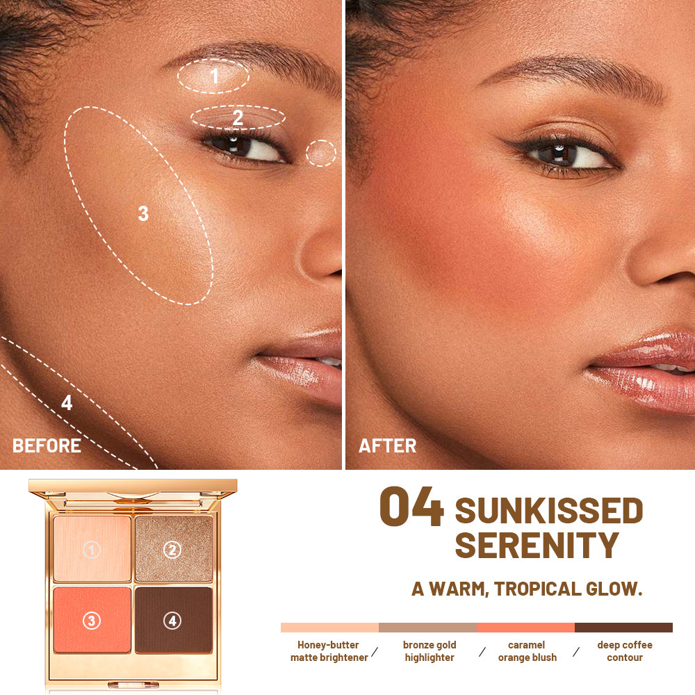 Glam Glow Highlighter And Bronzer Palette