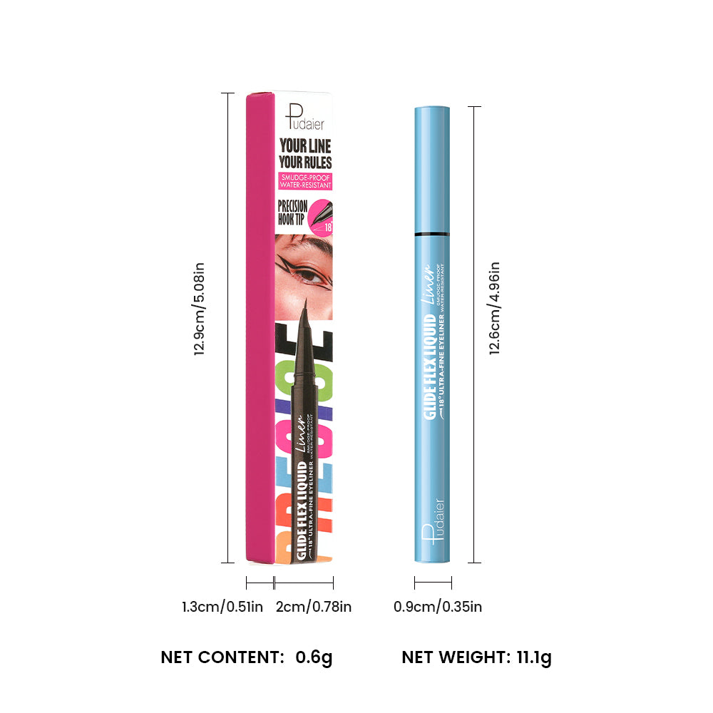 Pudaier New Curved Liquid Colored Eyeliner