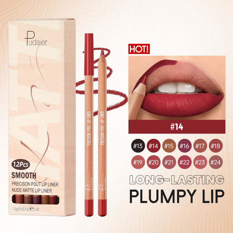 Precision pout lip liner kit 12 colors