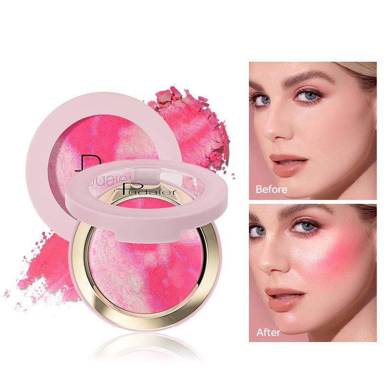 Baked Marble Highlighting Blush