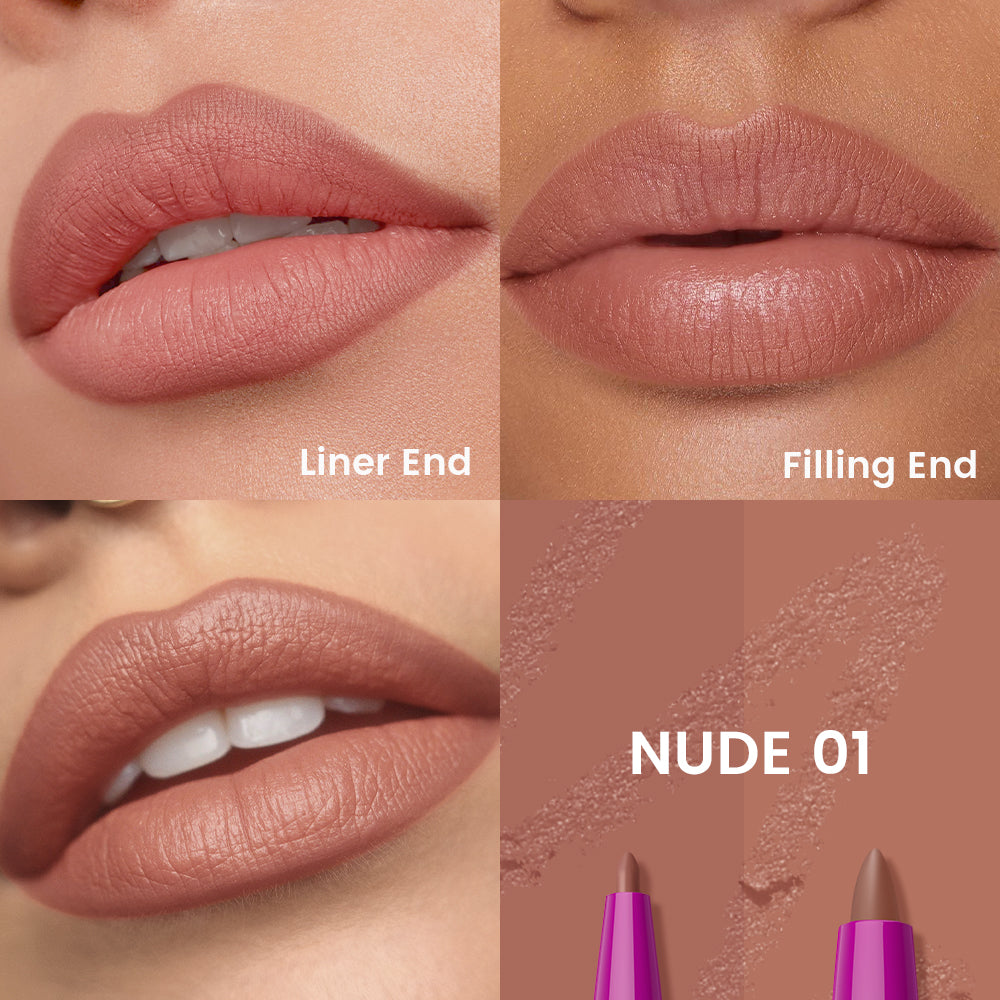 Pudaier Nude Lipstick Duo