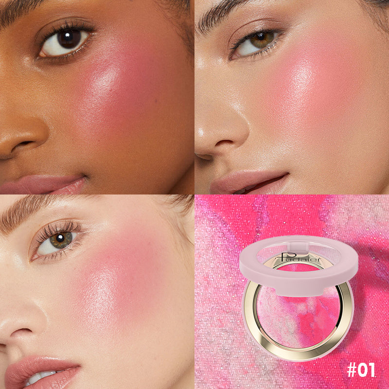 Baked Marble Highlighting Blush