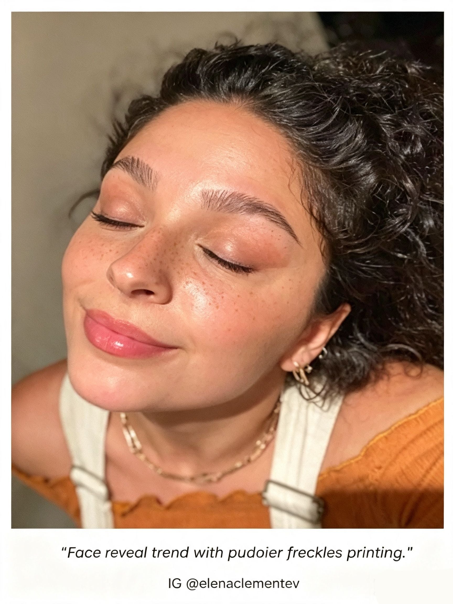 Colorful Faux Freckles Printing | Pudaier®