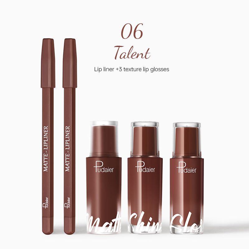 Lippie Says Kiss Kit for Versatile Matte & Glossy Lips | Pudaier