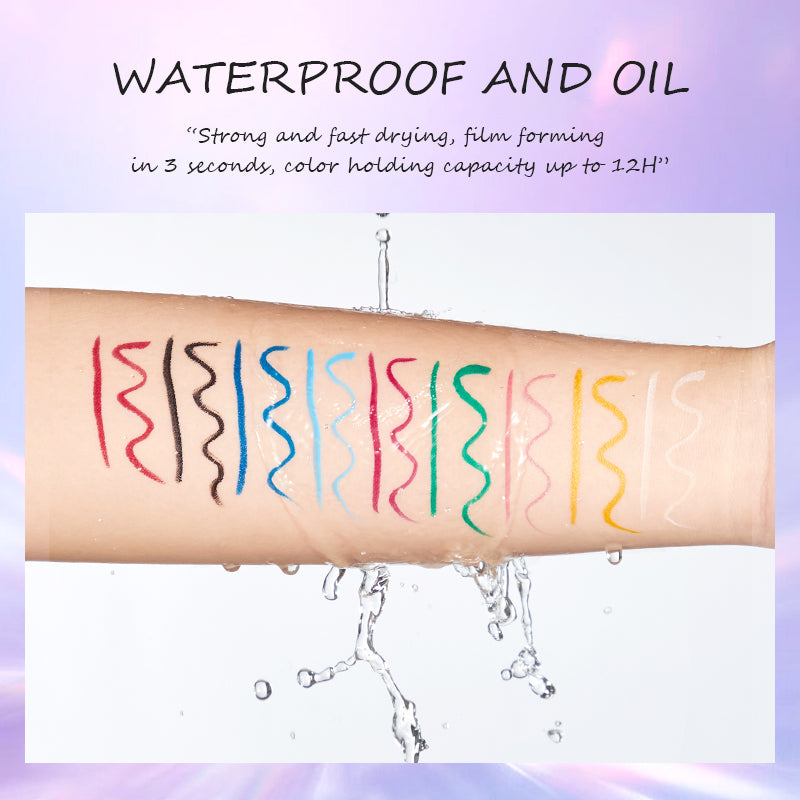 Colourful Liquid Matte Eyeliner 24 hours
