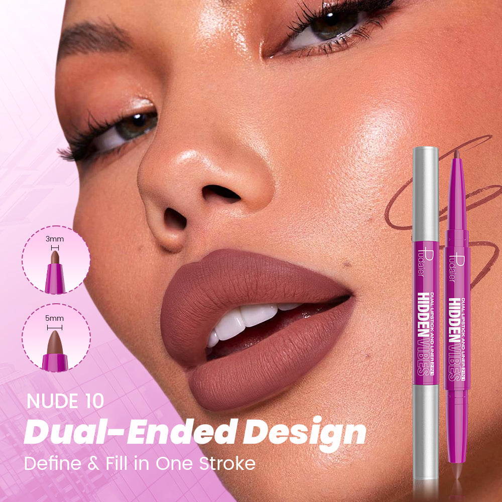 Pudaier Nude Lipstick Duo