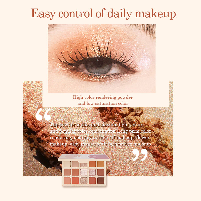 Pudaier Blushing Nude Shadow Palette