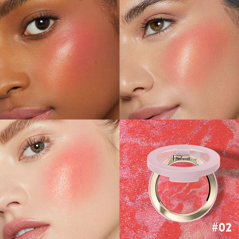 Baked Marble Highlighting Blush