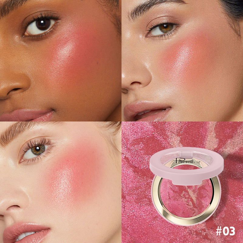 Baked Marble Highlighting Blush