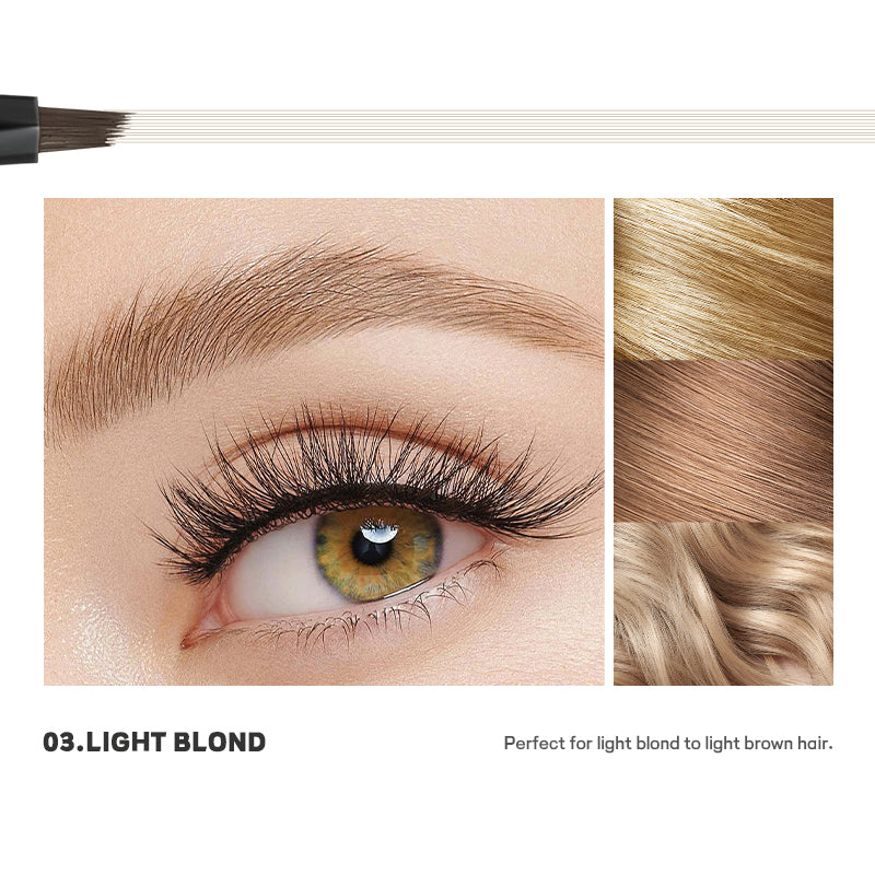 square angled brush tip liquid brow pen*2 pcs