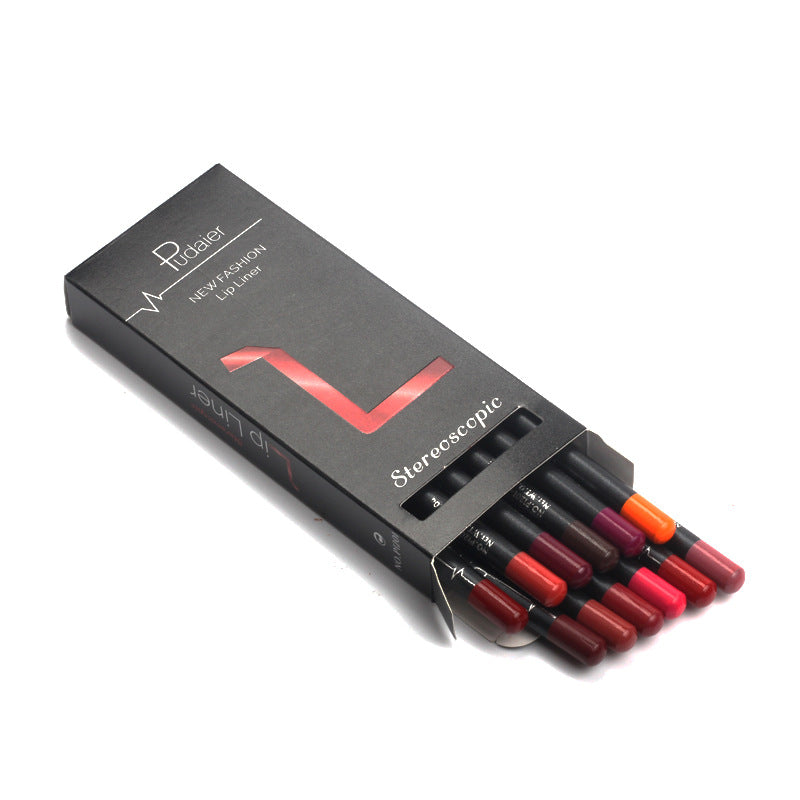 12 PCS Lip Liner Set