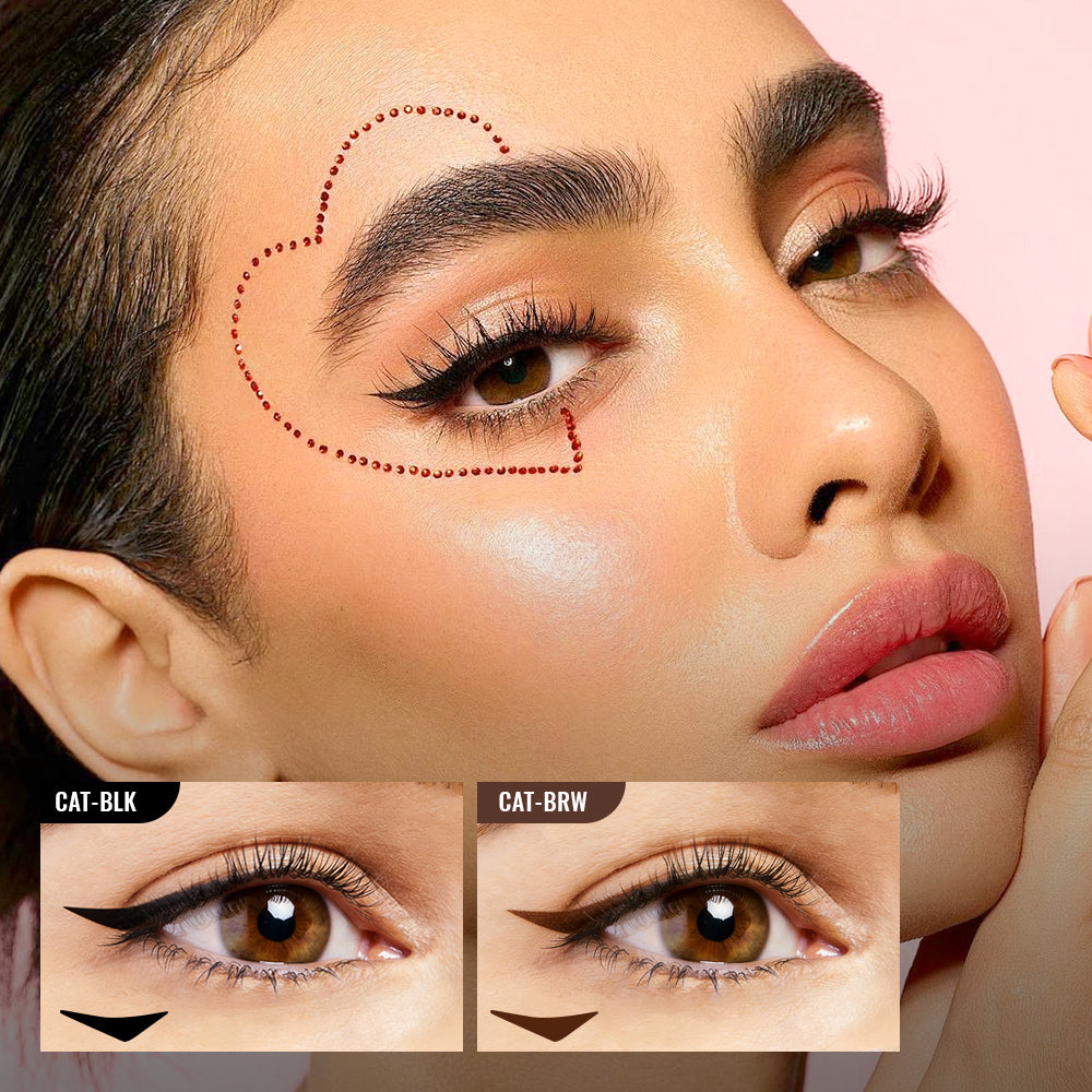 Heartbeat Wing Eyeliner Stamp Duo