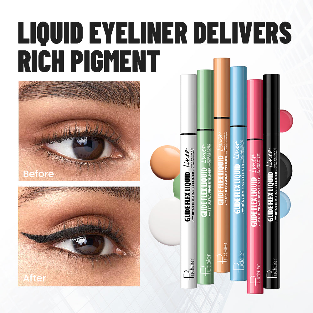 Pudaier New Curved Liquid Colored Eyeliner