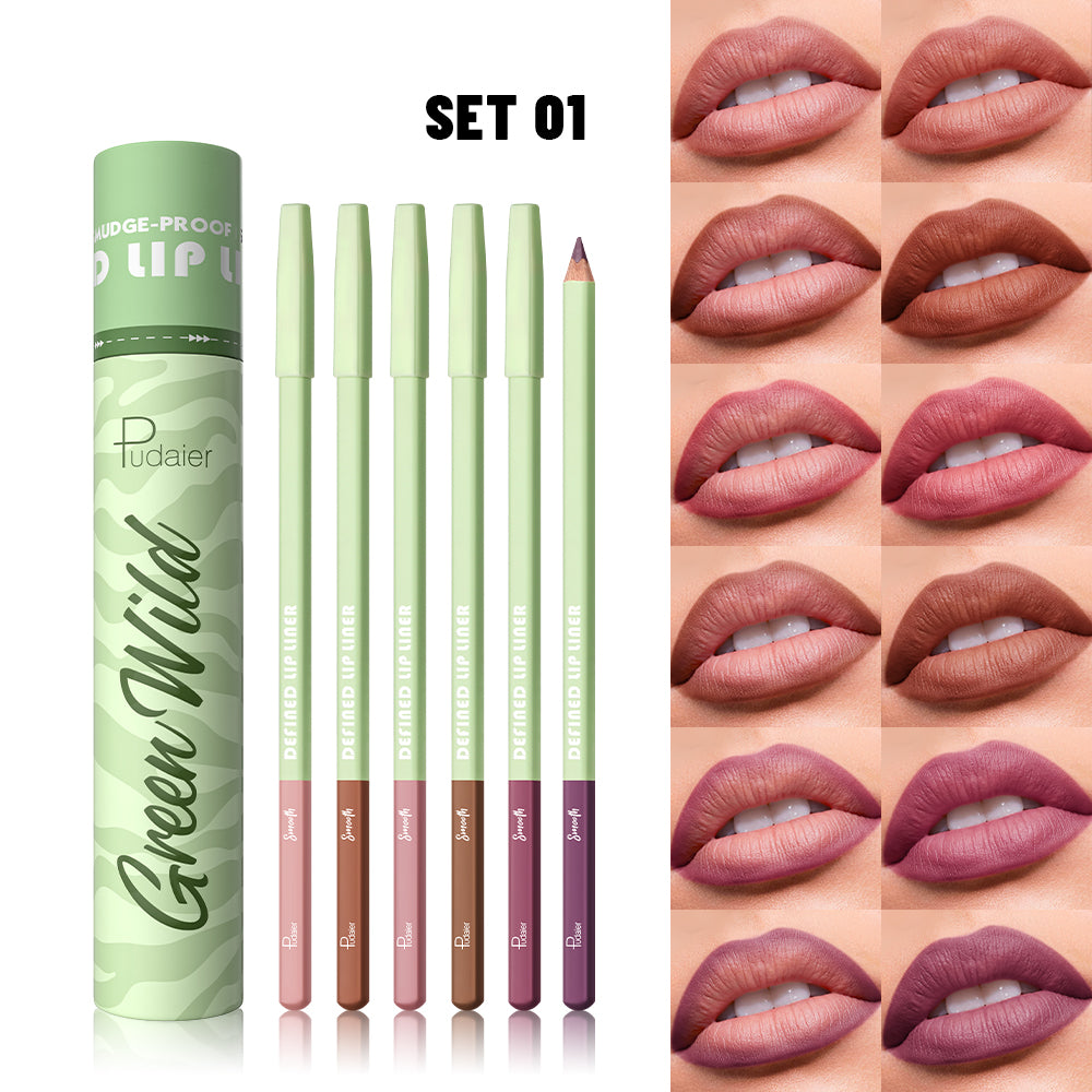 Green Wild Lip Liner Pencil Kit