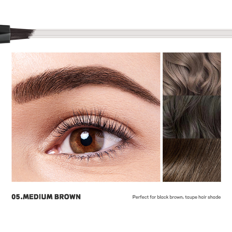 square angled brush tip liquid brow pen*2 pcs
