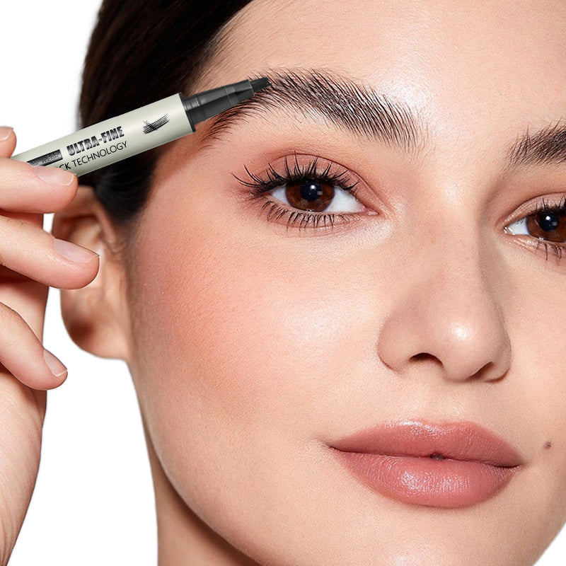 square angled brush tip liquid brow pen*2 pcs