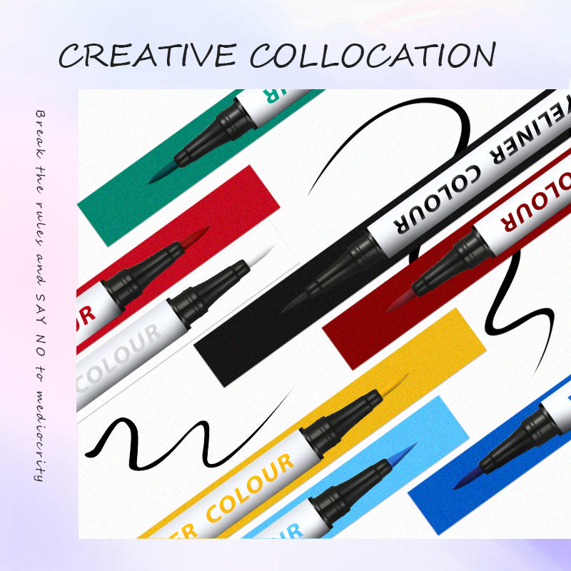 Colourful Liquid Matte Eyeliner 24 hours
