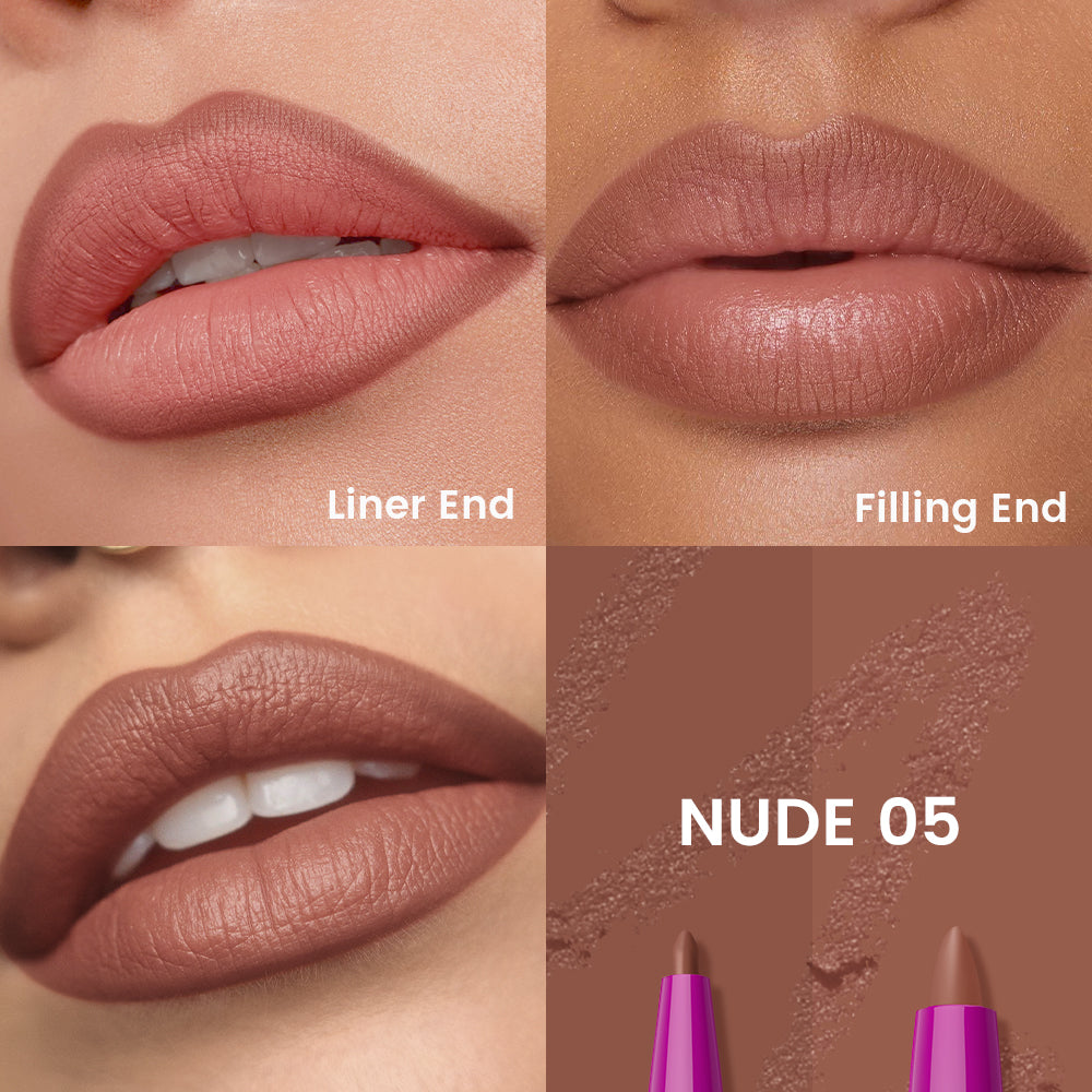 Pudaier Nude Lipstick Duo
