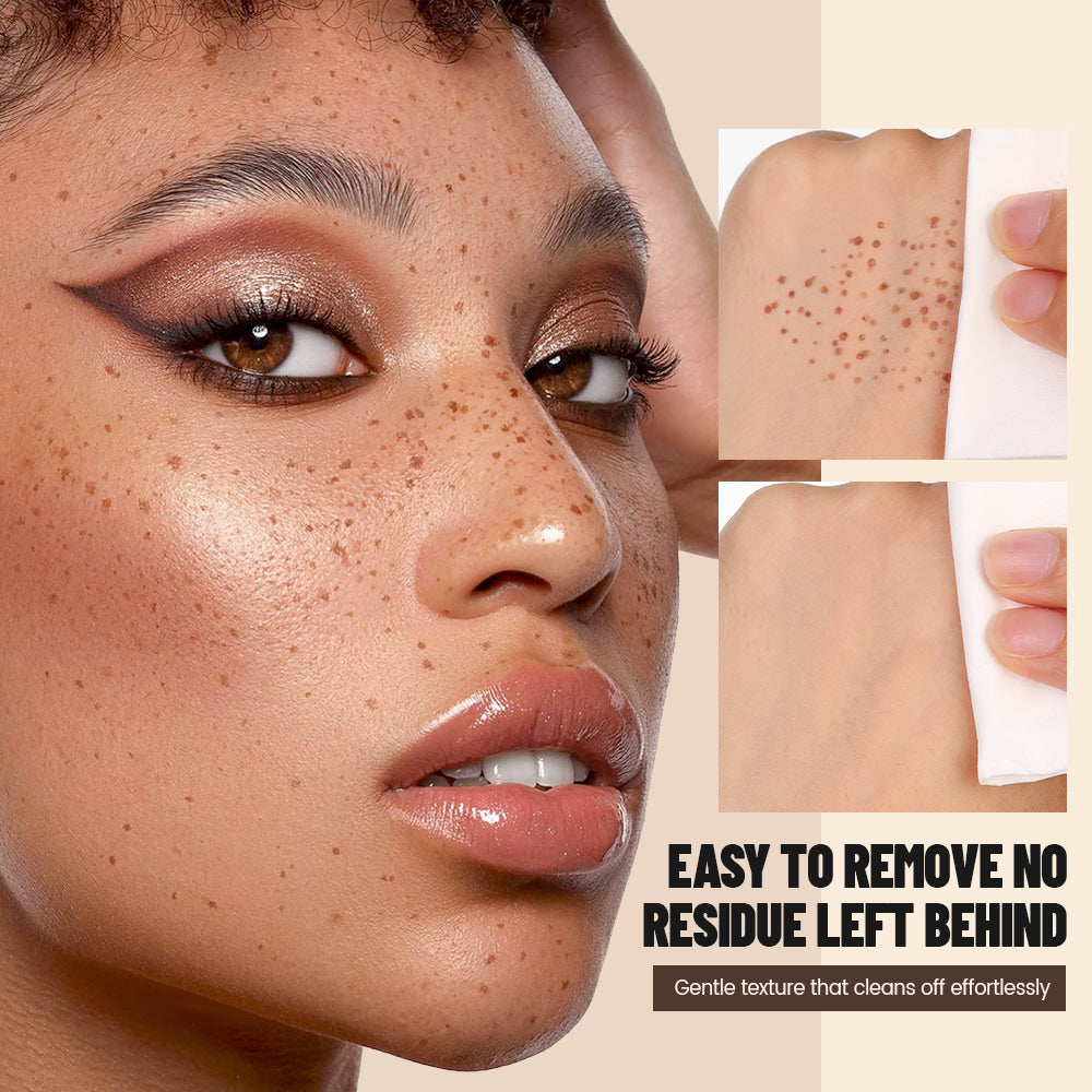 Faux freckle stamp