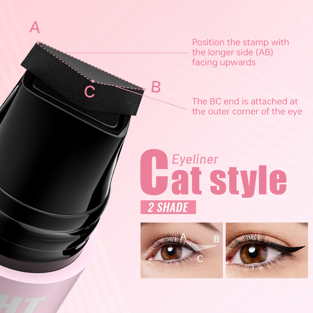 Heartbeat Wing Eyeliner Stamp Duo