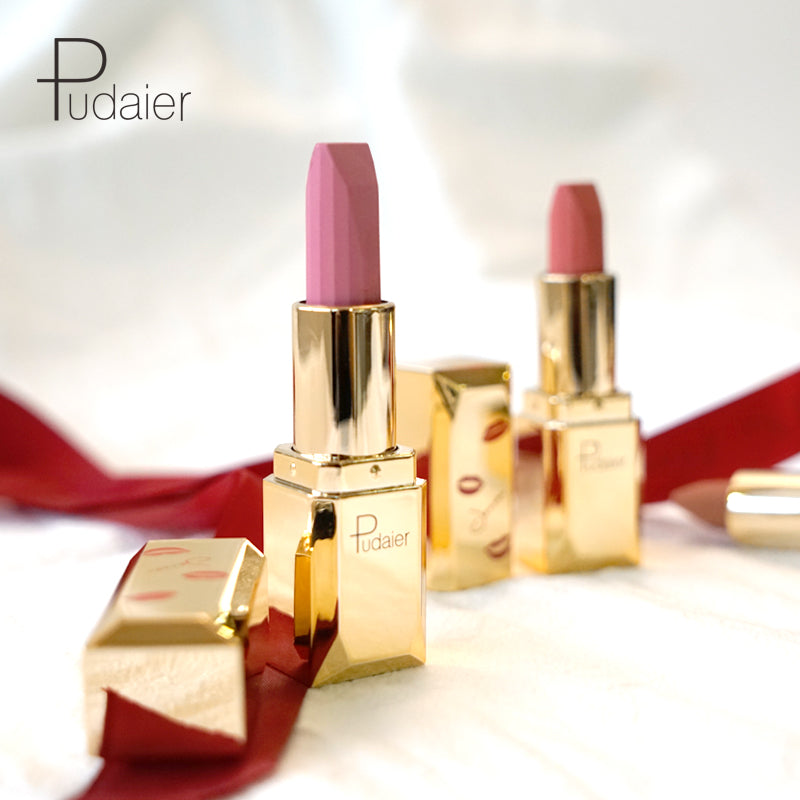 Pudaier® Matte Velvet Lipstick | Matte Finish