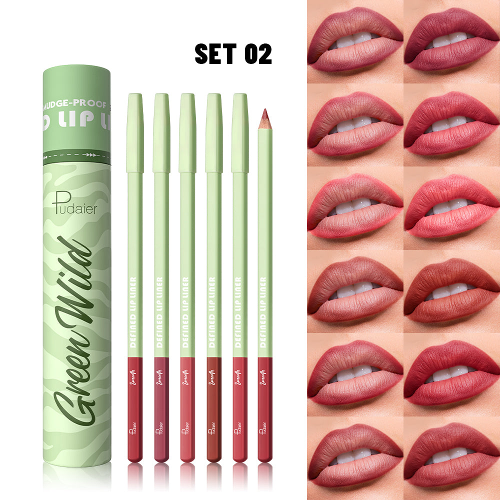 Green Wild Lip Liner Pencil Kit
