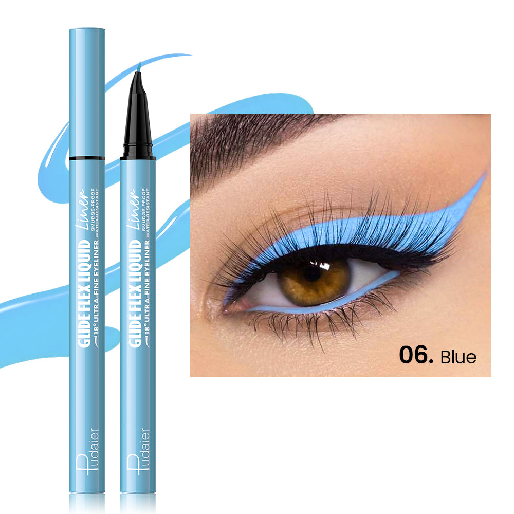 Pudaier New Curved Liquid Colored Eyeliner