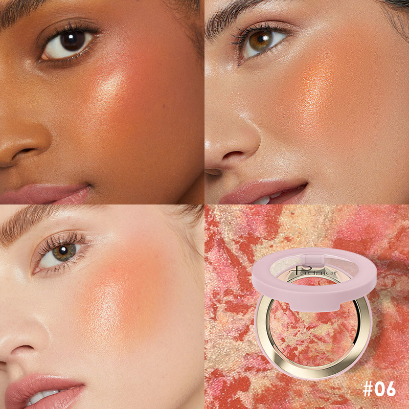 Baked Marble Highlighting Blush