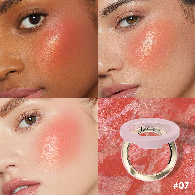 Baked Marble Highlighting Blush
