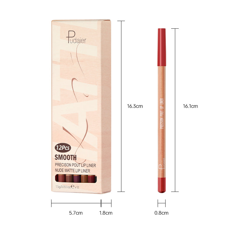 Precision pout lip liner kit 12 colors