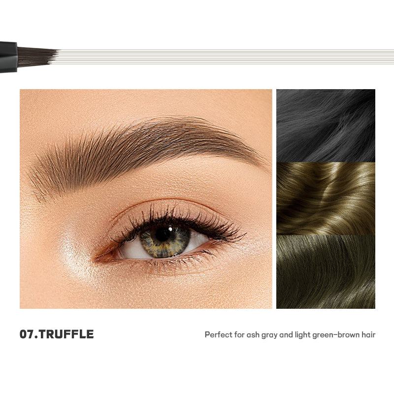 square angled brush tip liquid brow pen*2 pcs