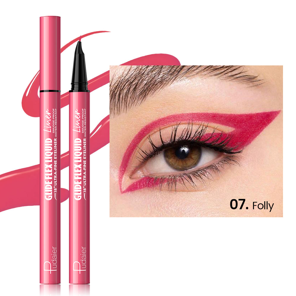 Pudaier New Curved Liquid Colored Eyeliner