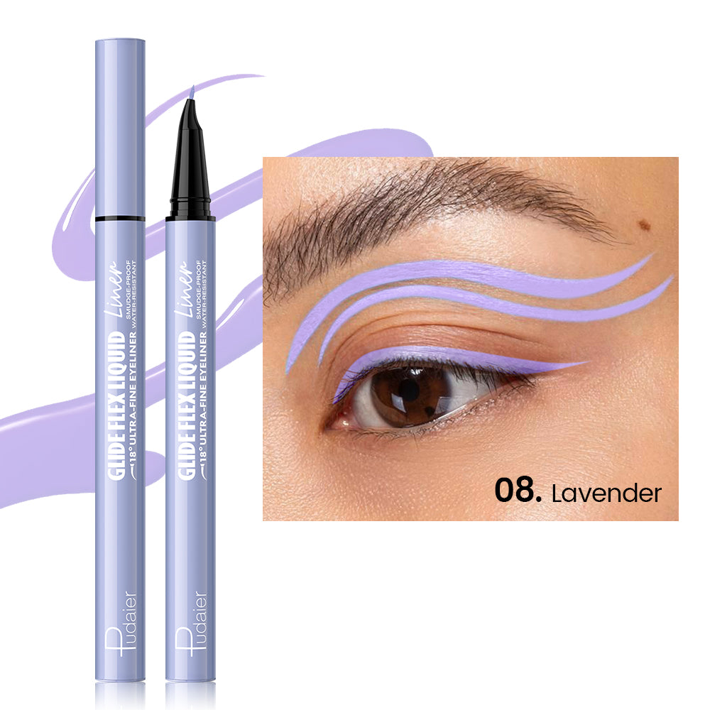 Pudaier New Curved Liquid Colored Eyeliner