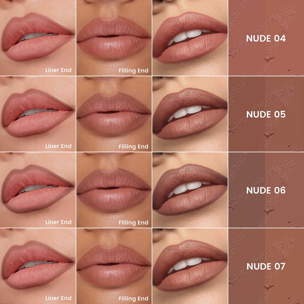 Pudaier Nude Lipstick Duo