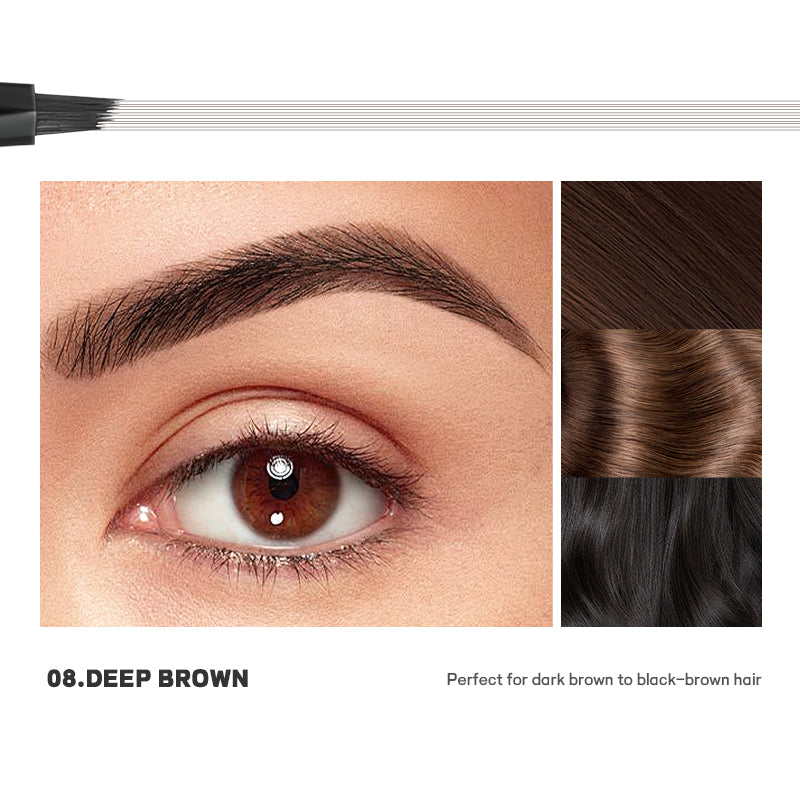 square angled brush tip liquid brow pen*2 pcs