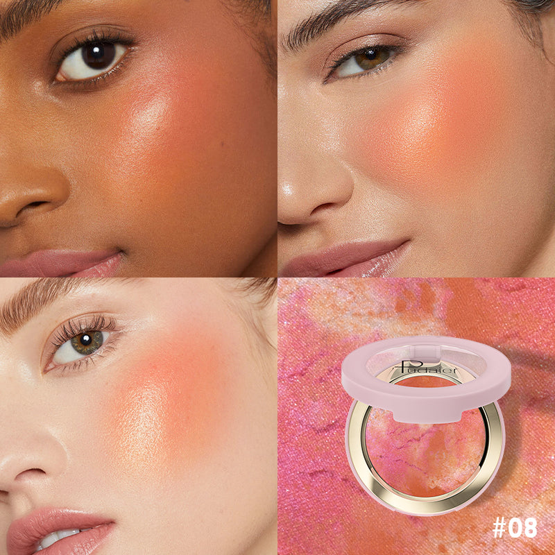 Baked Marble Highlighting Blush