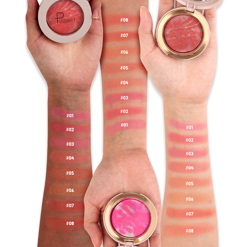 Baked Marble Highlighting Blush