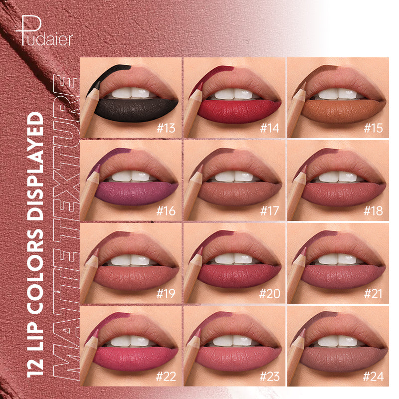 Precision pout lip liner kit 12 colors