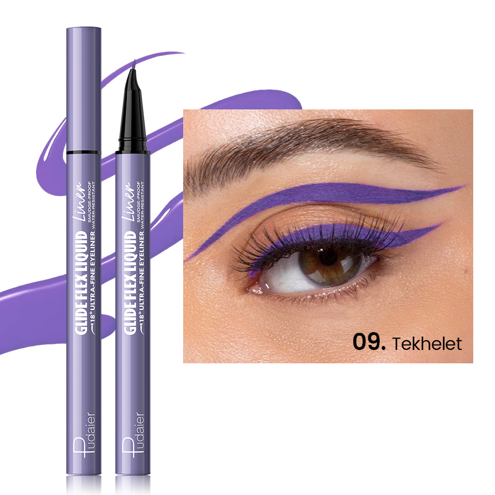 Pudaier New Curved Liquid Colored Eyeliner
